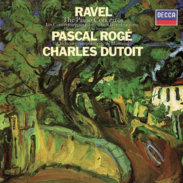 Ravel: Piano Concertos; Une barque sur l'océan; Fanfare; Menuet antique cover art