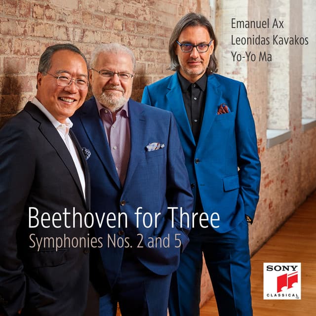 Beethoven for Three: Symphonies Nos. 2 and 5 cover art