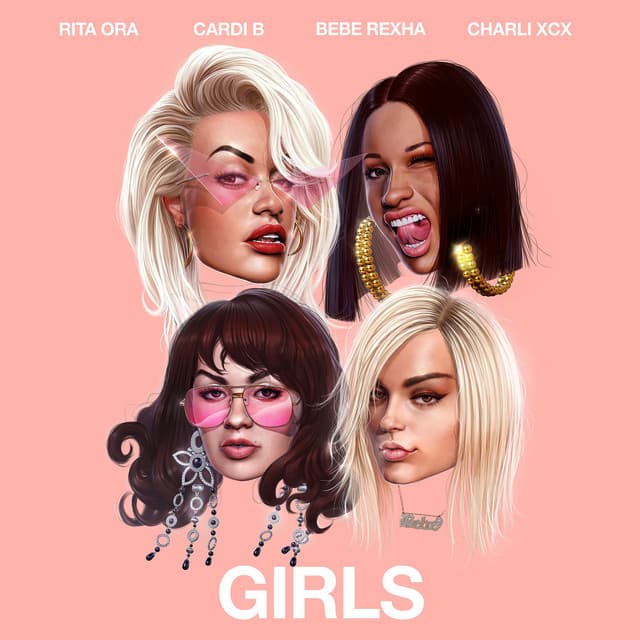 Girls (feat. Cardi B, Bebe Rexha & Charli XCX) cover art