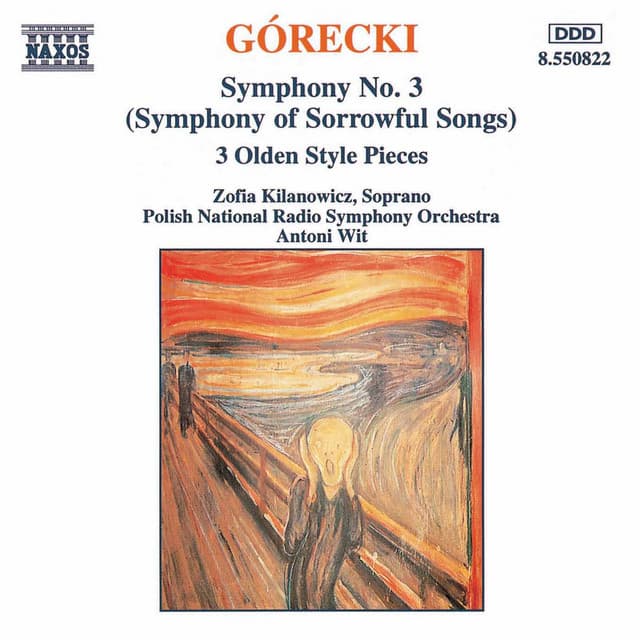 Symphony No. 3, Op. 36, "Symphony of Sorrowful Songs": II. Lento e largo - Tranquillissimo cover art