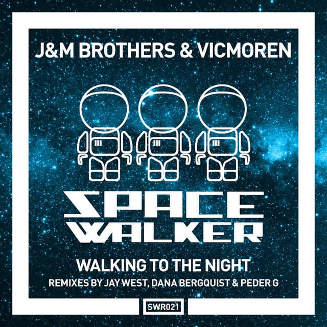 Walking To The Night - Dana Bergquist & Peder G Remix cover art
