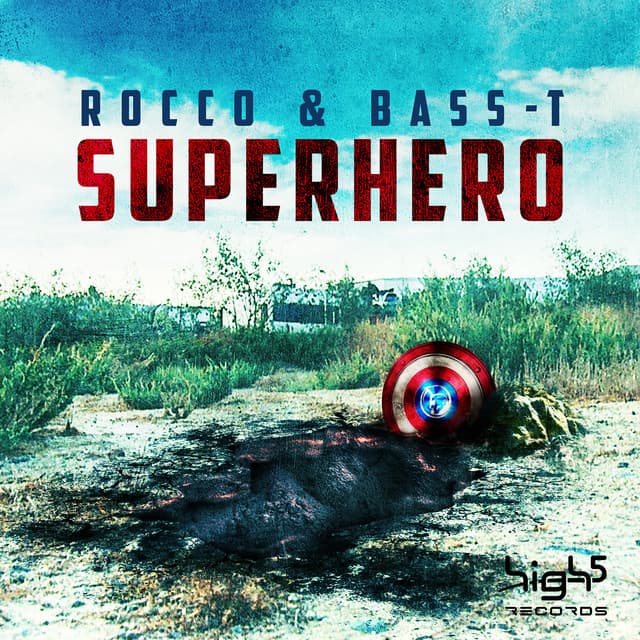 Superhero cover art