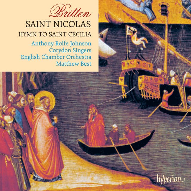 Britten: St Nicolas & Hymn to St Cecilia cover art