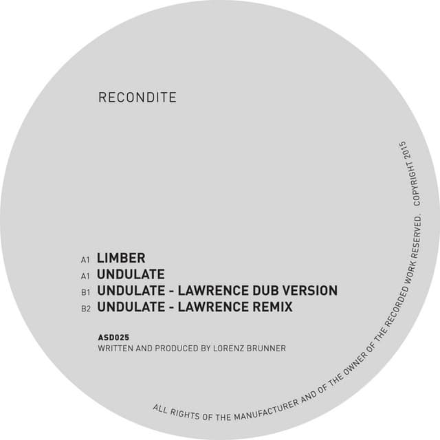 Undulate - Lawrence Remix cover art