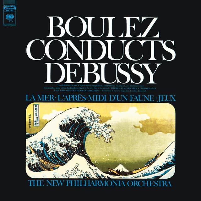 Boulez Conducts Debussy cover art
