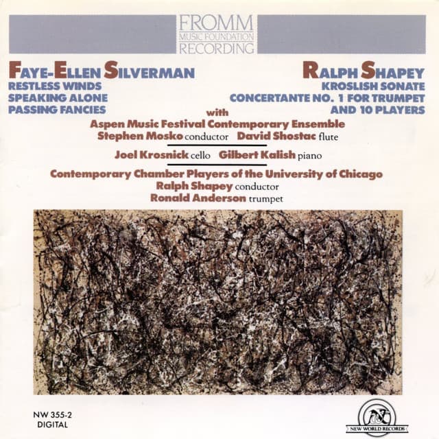Ralph Shapey/Faye Ellen Silverman cover art