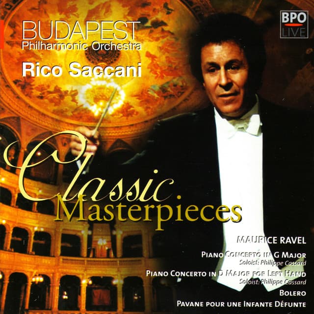 Ravel - Piano Concertos, Bolero, Pavane cover art