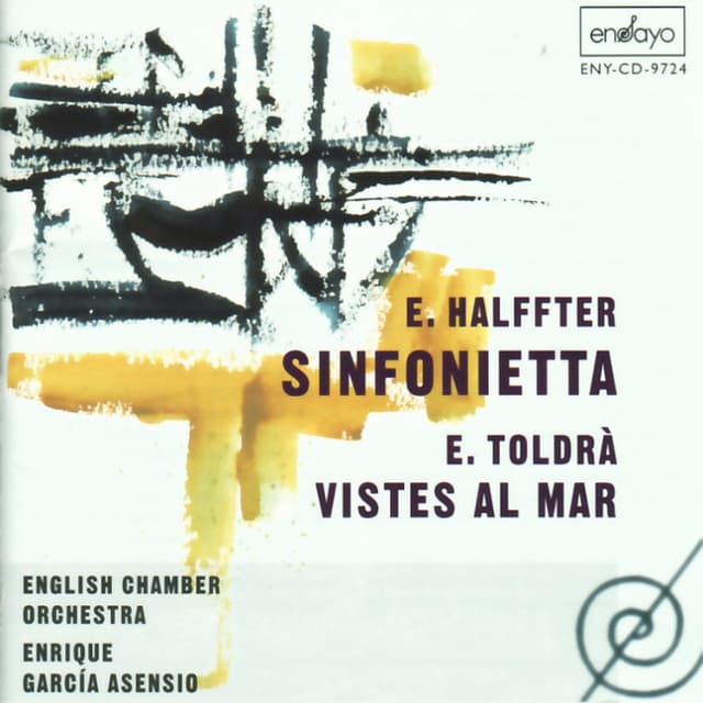 Halffter: Sinfonietta - Toldra: Vistes al mar cover art