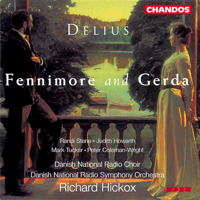 Fennimore and Gerda, Gerda. Picture XI: Guten tag! Ist Herr Kanzleirat … (Good day! Is Mister Skinnerup …) (Niels, Ingrid, Lila, M cover art