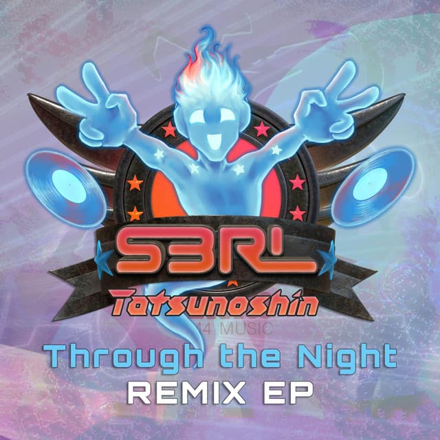 Through the Night Remix EP cover art