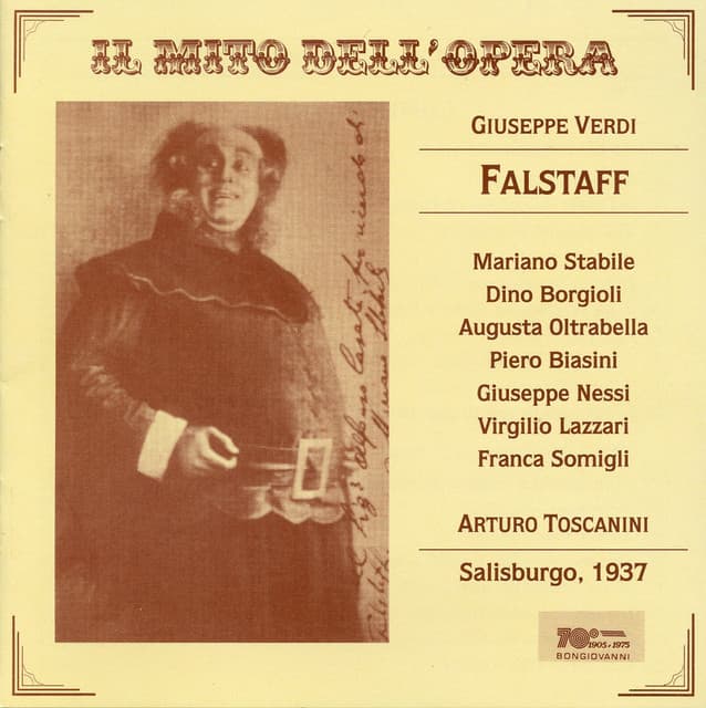 Il mito dell'Opera: Falstaff (Recorded 1937) cover art