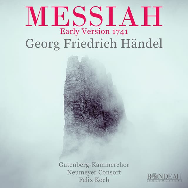 Messiah HWV 56 Early Version 1741: Part II: No 34 Air (Basso): Thou Art Gone up on High cover art