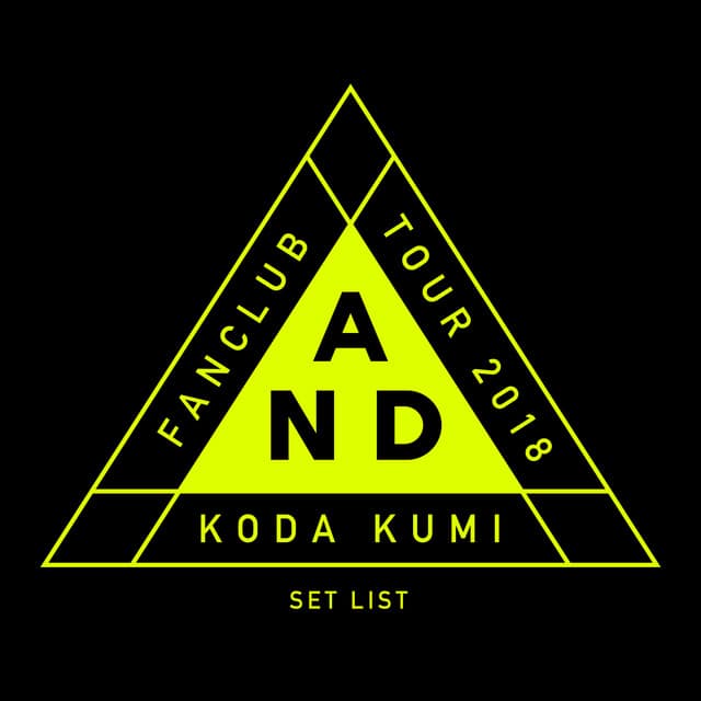 Koda Kumi Fanclub Tour 〜AND〜 SET LIST cover art
