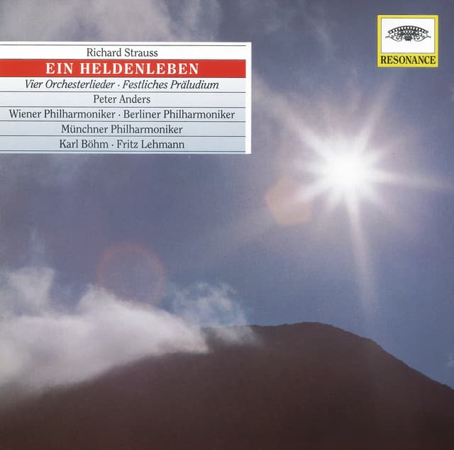 Strauss, R.: Ein Heldenleben, Op. 40; Orchesterlieder, Op. 10, Op. 27, Op. 32; Festliches Präludium, Op. 61 cover art