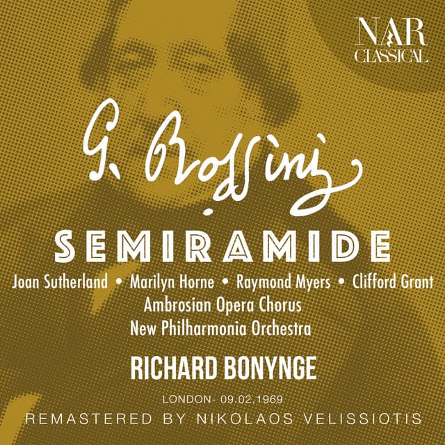 Semiramide, IGR 60, Act I: "Suoni festevoli, mitici cori" (Coro, Idreno, Assur, Oroe) cover art