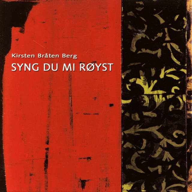 Syng du mi røst cover art