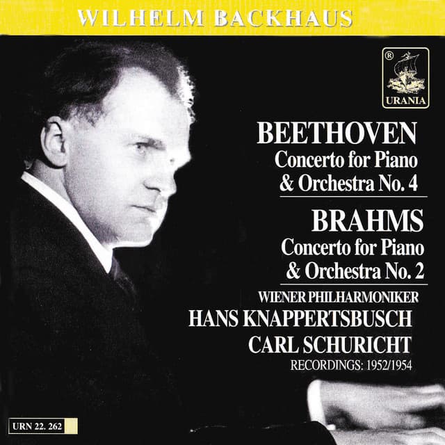 Beethoven: Piano Concerto No. 4 - Brahms: Piano Concerto No. 2 cover art