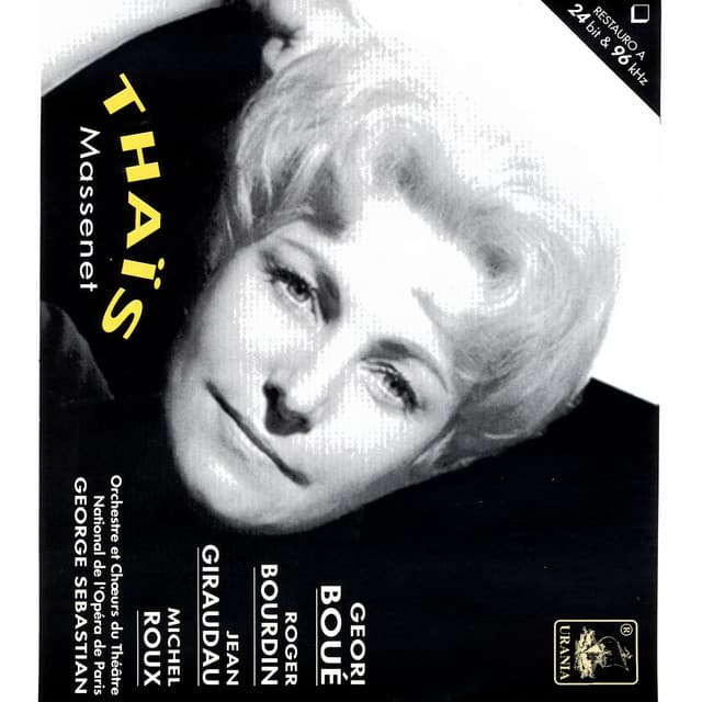 Thaïs, Act I: C'est Thaïs, l'Idole fragile (Thaïs) cover art