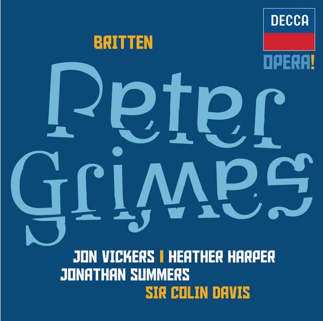 Peter Grimes, Op. 33 / Act 1: "Now the Great Bear and Pleiades" cover art