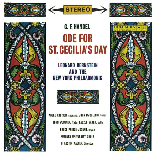 Ode For St. Cecilia's Day, HWV 76: No. 8, But oh! What art can teach (Aria) - 2017 Remastered Version cover art