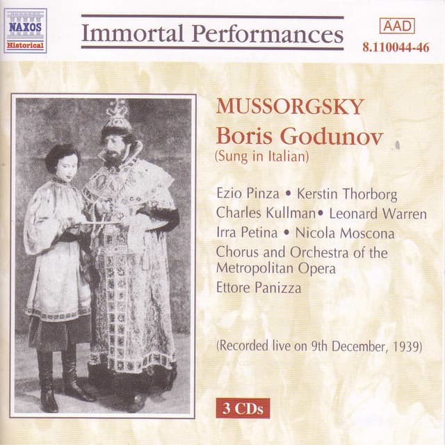 Mussorgsky: Boris Godunov cover art