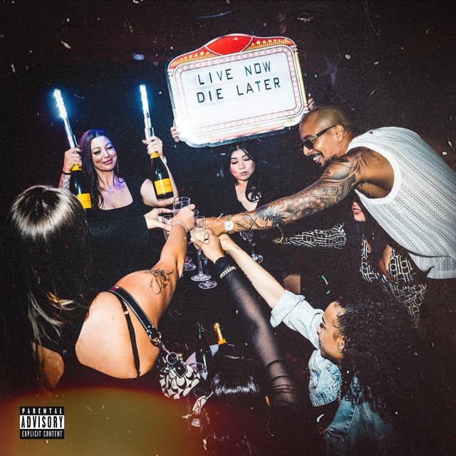 LIVE NOW DIE LATER cover art