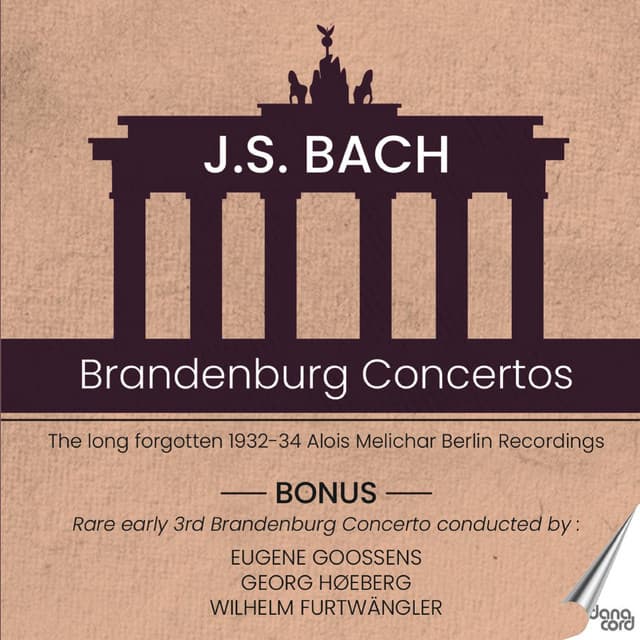 J.S. Bach: Brandenburg Concertos cover art