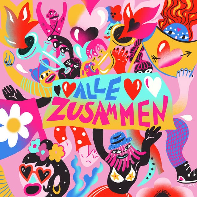 Alle Zusammen Remixes cover art
