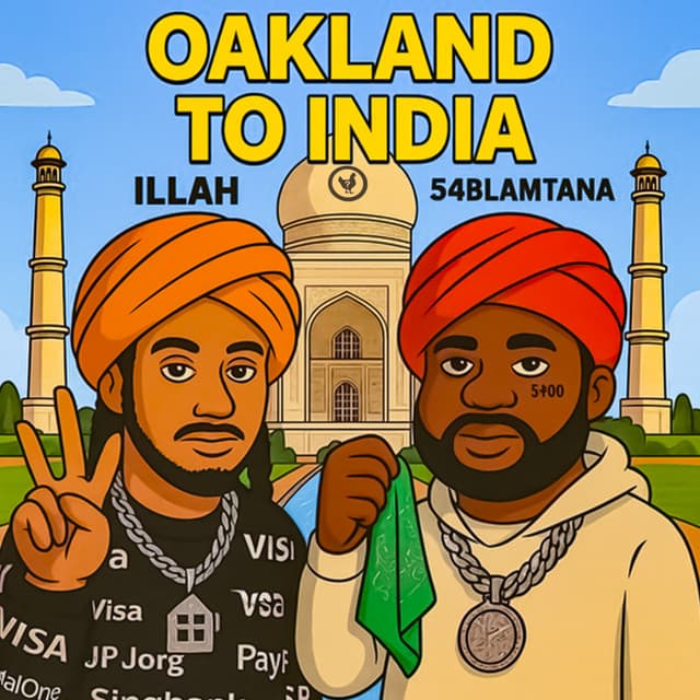 Oakland to India cover art
