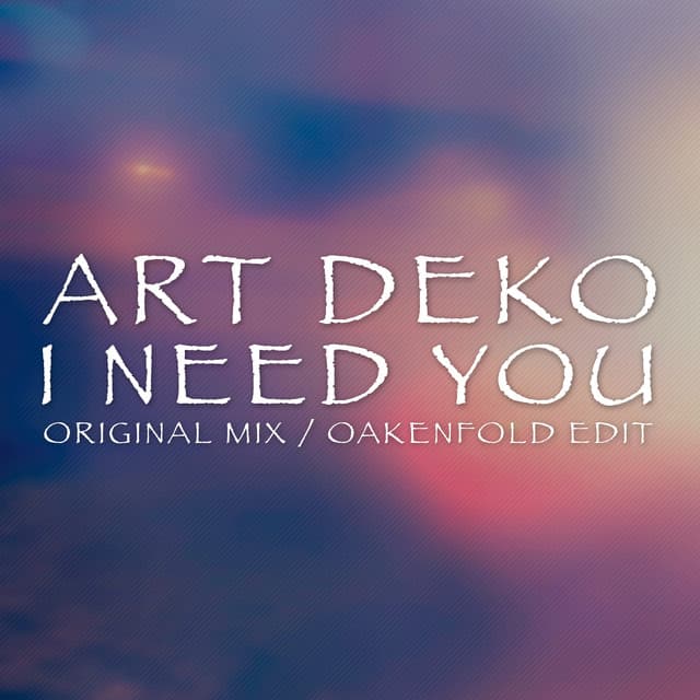 I Need You cover art