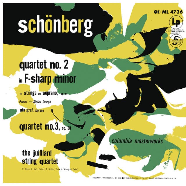 Schoenberg: String Quartets Nos. 2 & 3 (Remastered) cover art