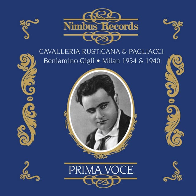 Leoncavallo: Pagliacci (Recorded 1934) - Mascagni: Cavalleria Rusticana (Recorded 1940) cover art