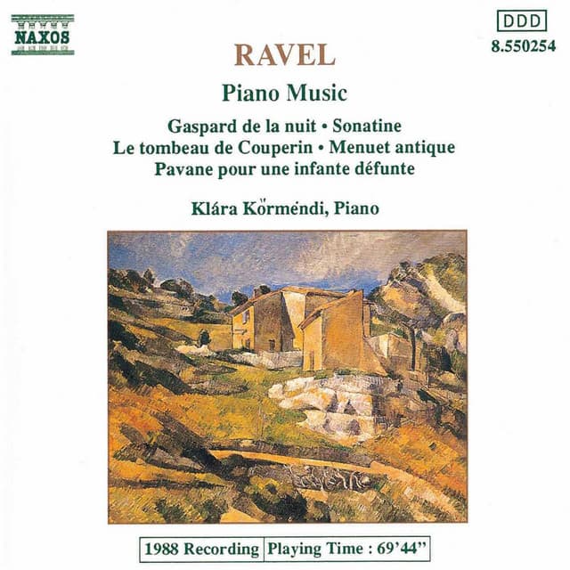 Pavane pour une infante défunte, M. 19: Pavane pour une infante defunte (Version for piano) cover art
