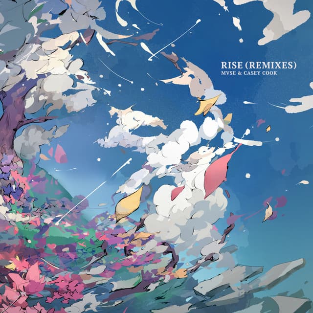 Rise - DVRKCLOUD Remix cover art