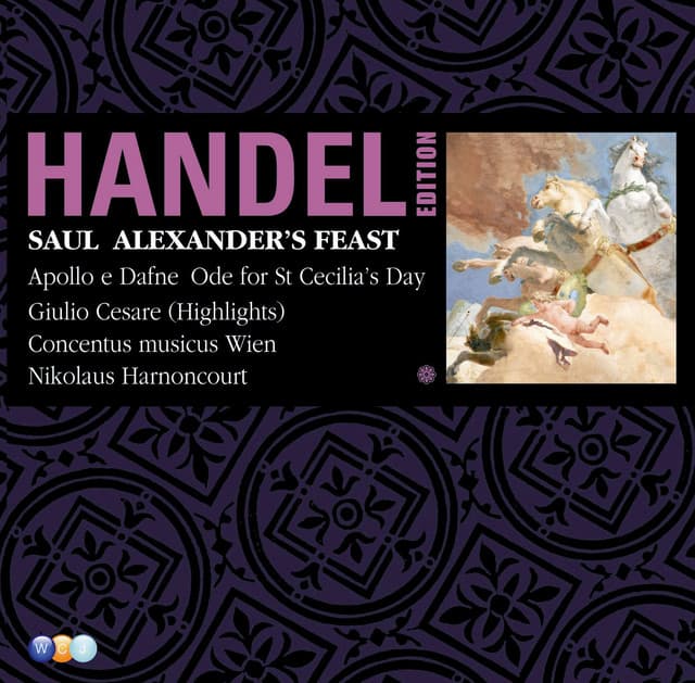 Handel: Alexander's Feast, HWV 75, Pt. 1: Air and Chorus. "Happy Pair !" cover art