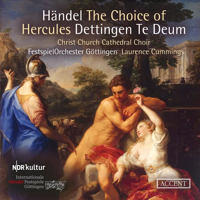 Handel: The Choice of Hercules, HWV 69 & Te Deum in D Major, HWV 283 "Dettingen" (Live) cover art