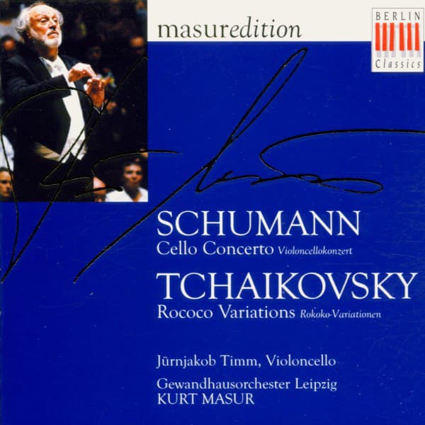 Schumann: Cello Concerto, Op. 129 - Tchaikovsky: Variations on a Rococo Theme, Op. 55 cover art