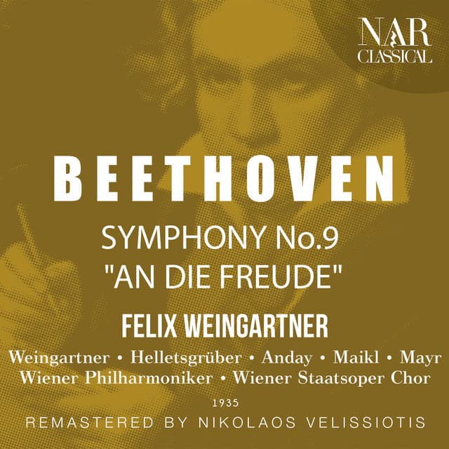 BEETHOVEN: SYMPHONY No.9 "AN DIE FREUDE" cover art