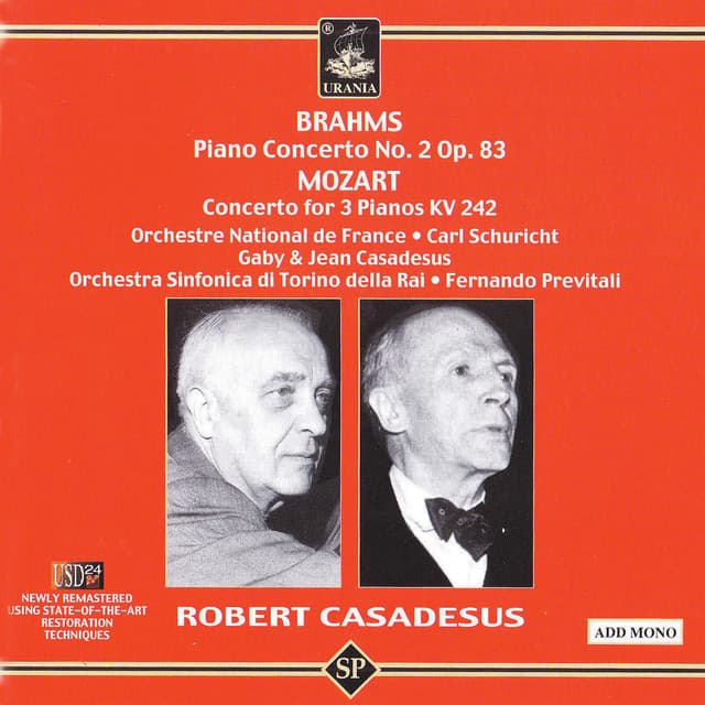 Piano Concerto in F Major for three Pianos, K. 242: I. Allegro cover art