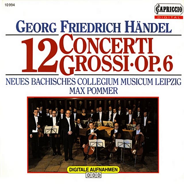 Concerto Grosso in D Major, Op. 6, No. 5, HWV 323 cover art