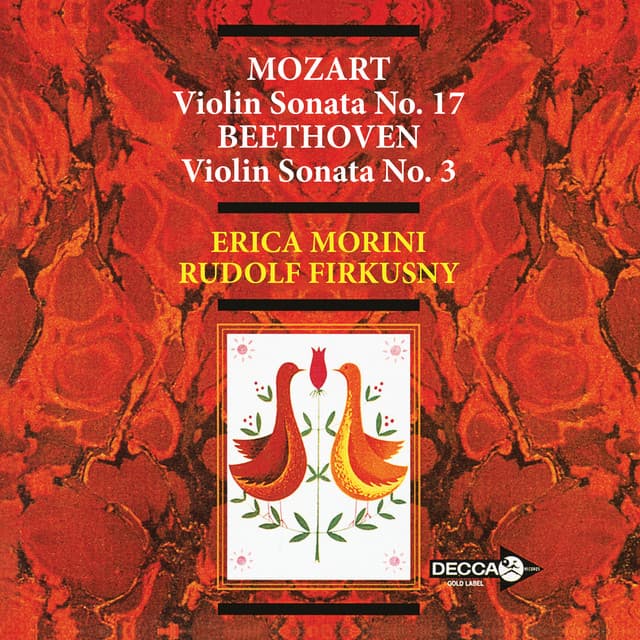 Mozart: Violin Sonata No. 17, K. 296; Beethoven: Violin Sonata No. 3 cover art