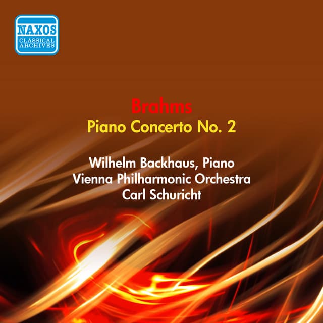 Brahms, J.: Piano Concerto No. 2 (Backhaus) (1952) cover art