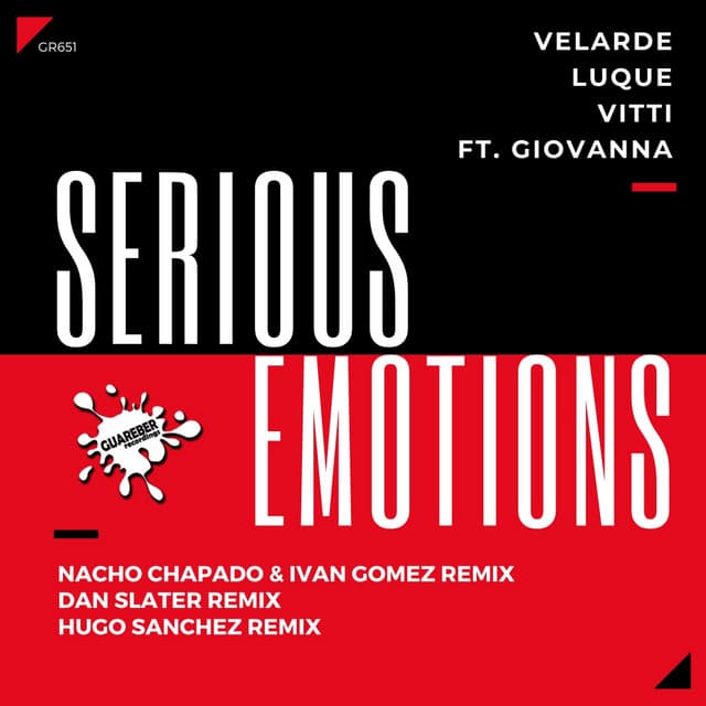 Serious Emotions - Nacho Chapado & Ivan Gomez Remix cover art
