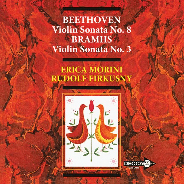 Beethoven: Violin Sonata No. 8; Brahms: Violin Sonata No. 3 cover art