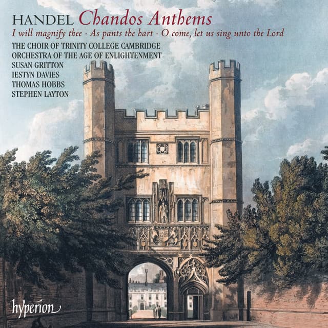 Handel: Chandos Anthems Nos. 5a, 6a & 8 cover art