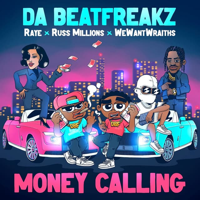 Money Calling (feat. RAYE, Russ Millions & wewantwraiths) cover art