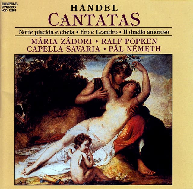 Handel: Cantatas (Hwv 82, 142 and 150) cover art