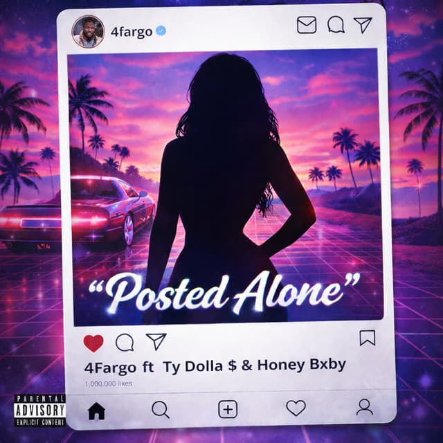 Posted Alone - Remix cover art