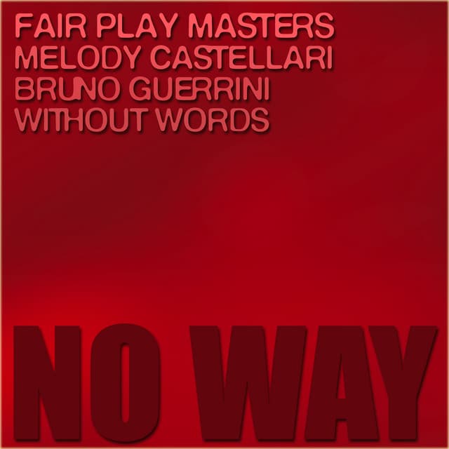 No Way - Radio Edit cover art