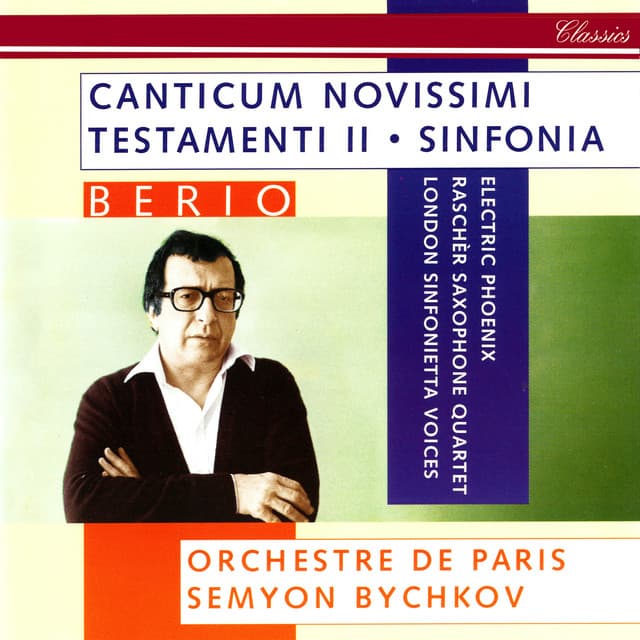 Canticum Novissimi Testamenti II cover art
